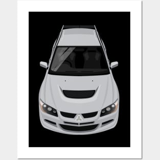 Lancer Evolution VIII Evo 8 2003-2005 - Silver Posters and Art